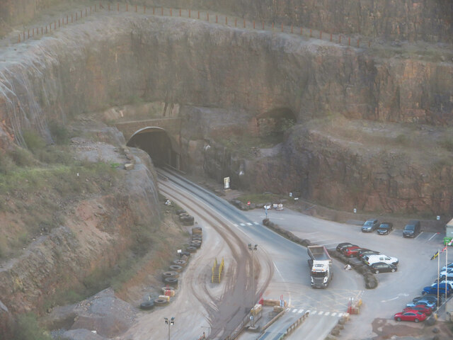 Taffs Well Quarry access tunnel