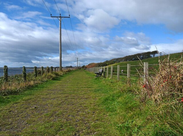 Former railway line, Largo Bay, Fife