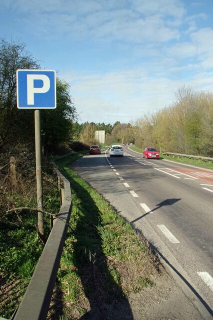 A1307 Layby Approaching Linton