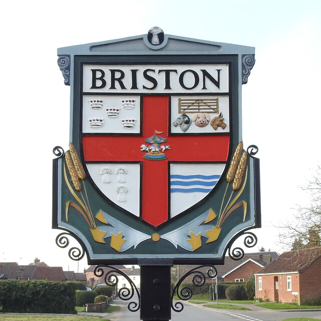 Briston village sign