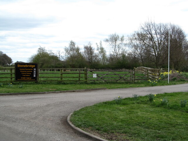 New entrance way to camping park