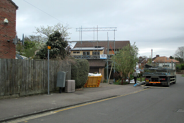 Lichfield Road: scaffolding coming down