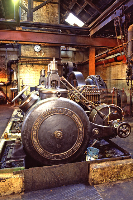 Thomas Glenister Company - Davey, Paxman steam engine