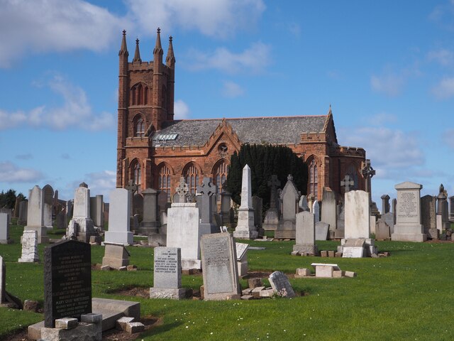 Dunbar Parish Churchyard by Jennifer Petrie