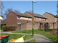 Back of houses on Clark Road, Broadfield, Crawley