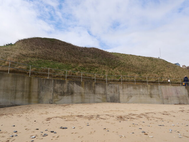 Cliffs behind Prom at Mundesley
