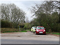 Start of the walk/cycle path at Wellhall Road, Hamilton