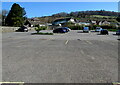 Large public car park in Crickhowell