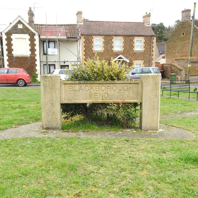 Blackborough End village 'sign'