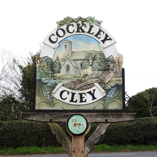 Cockley Cley village sign
