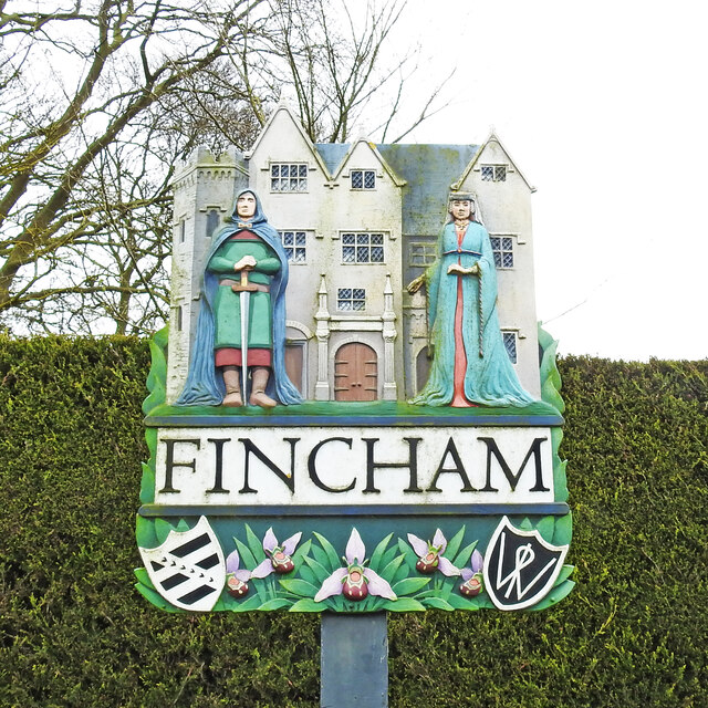 Fincham village sign