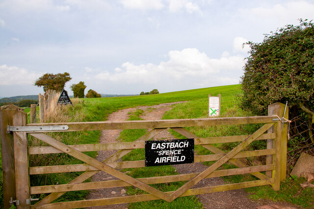 Entrance to Eastbach Airfield