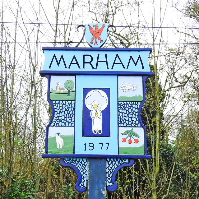 Marham village sign