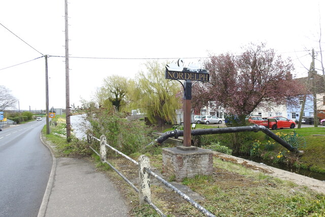 Nordelph village sign