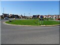 Roundabout on the B4084 at Hampton