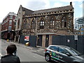 View of a church-like building on the corner of Tabernacle Street and Leonard Street