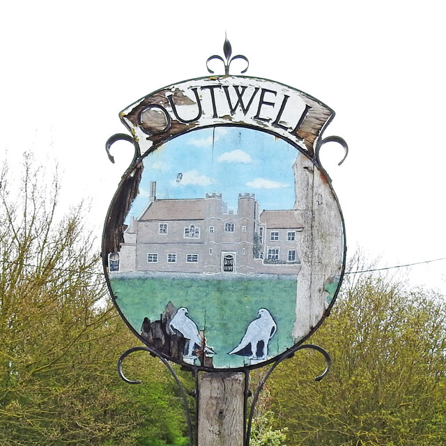 Outwell village sign (south face)