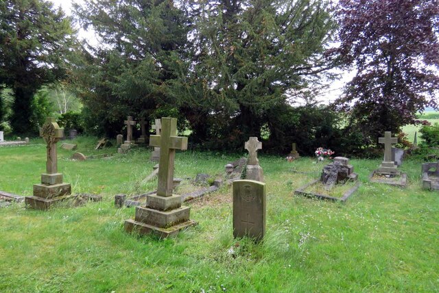 Graves west of Steetley Chapel