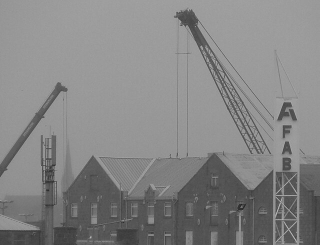 Industrial Estate near Aberdeen Docks