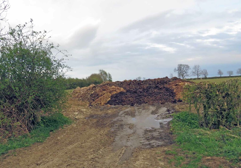 A pile of muck © Andrew Tatlow ccbysa/2.0 Geograph Britain and Ireland