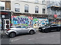 View of shutter art on Redchurch Street #4