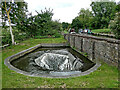 SO8693 : Bumblehole Lock overflow weir near Wombourne, Staffordshire by Roger  D Kidd