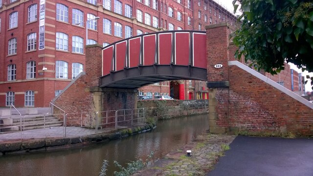 Footbridge 88a over the Rochdale Canal, Redhill Street, Manchester