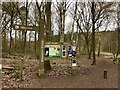 SK5952 : Information boards at Blidworth Woods car park by David Lally