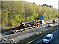 Steam locomotive on the M4