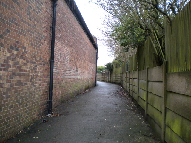 Alleyway off Mansfield Road, Sutton