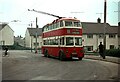 J3073 : Belfast Trolleybus 148 at Whiterock terminus - 1968 by Alan Murray-Rust