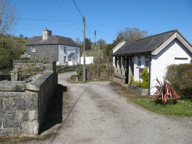 Gwytherin village centre