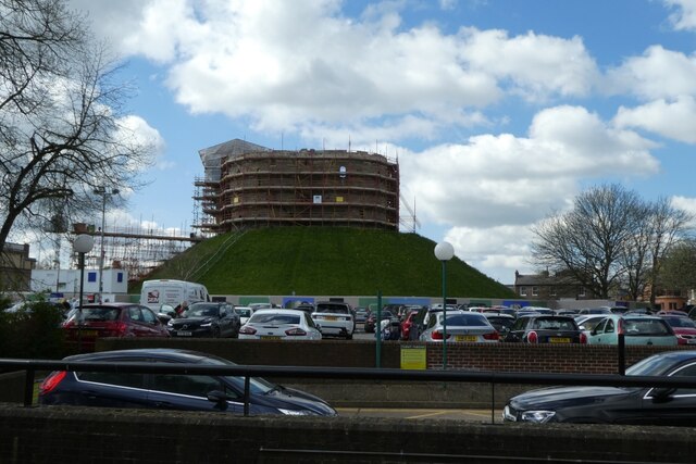 Clifford's Tower and Castle car park by DS Pugh