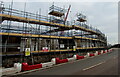 Extensive scaffolding, Llanharry Road, Llanharry