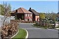 Modern housing in Downs Close, Broughton