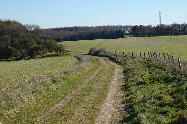 Farmland and track, Litchfield