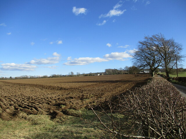 Ploughed field near West Struther