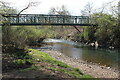 ST3085 : Footbridge, River Ebbw by M J Roscoe