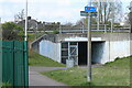 ST3085 : Underpass, Docks Way, A48, Maes-Glas by M J Roscoe