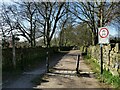 Start of the byway from Calverley to Apperley Bridge