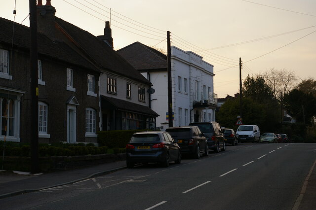 Nantwich Road, Woore, at sunset