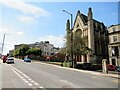 B3129 Queens Road with Buckingham Chapel, Clifton