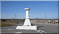 NJ8863 : Fountain at the junction... by Bill Harrison