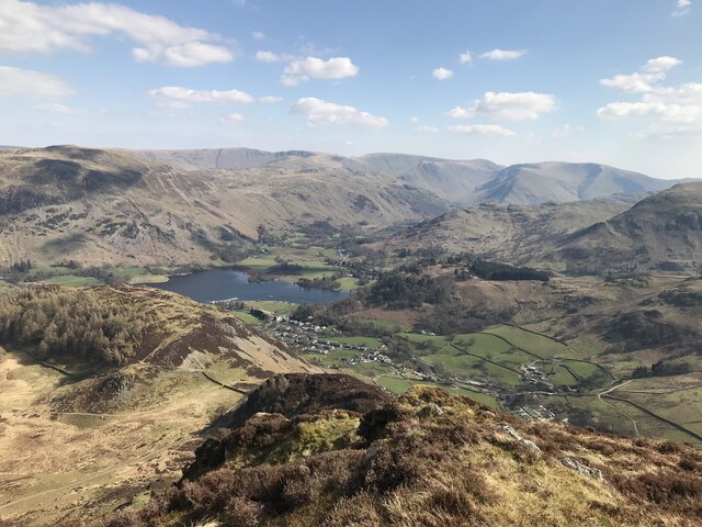 Glenridding and Patterdale from Heron Pike