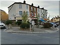 Shops on the corner of Church Lane and Long Lane