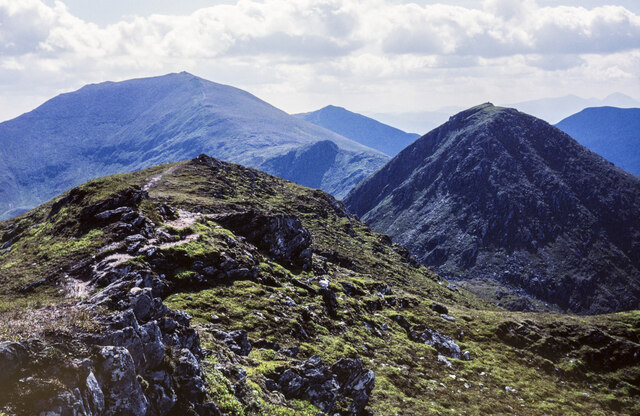 Ridge south-west from summit of Meall Garbh