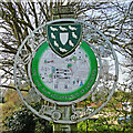 TG1931 : Erpingham village sign (Agincourt) by Adrian S Pye