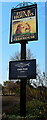 Two name signs facing Llanharry Road, Llanharry