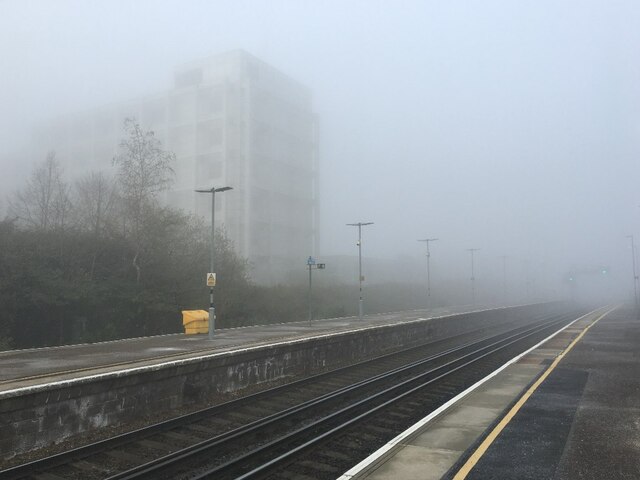 A very misty morning
