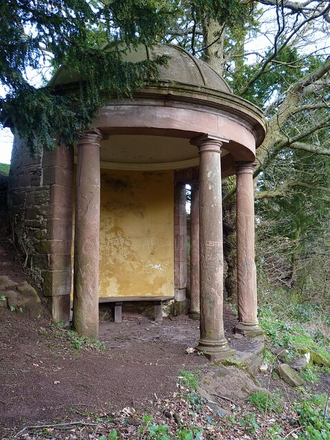 Classical temple in Badger Dingle
